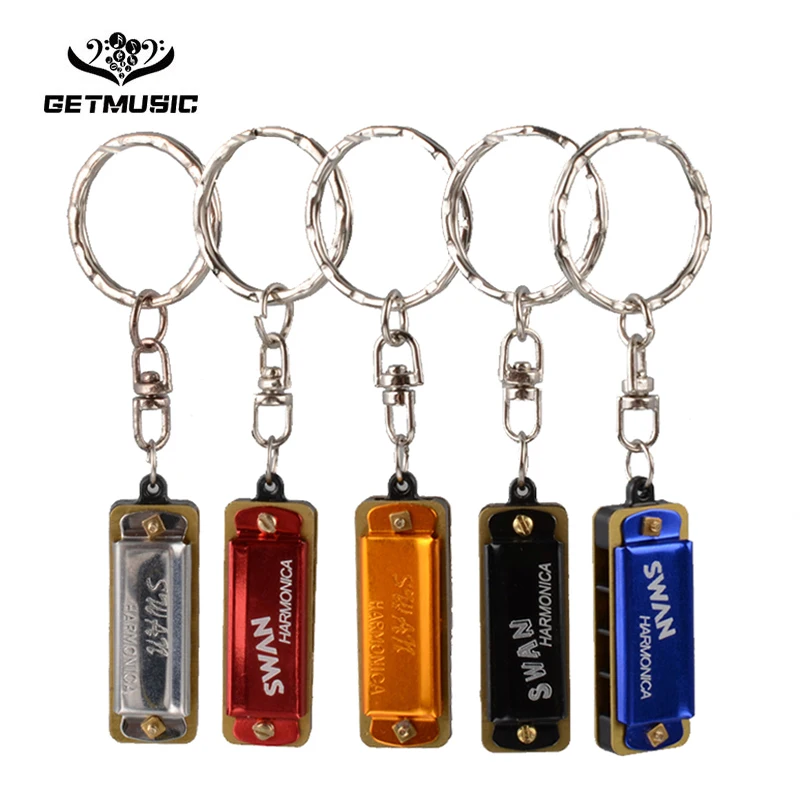10 pcs Swan Mini Harmonica 4 Holes 8 Tones Harmonica Mouth Organ Key Chain Style
10 pcs Swan Mini Harmonica 4 Holes 8 Tones Harmonica Mouth Organ Key Chain Style
