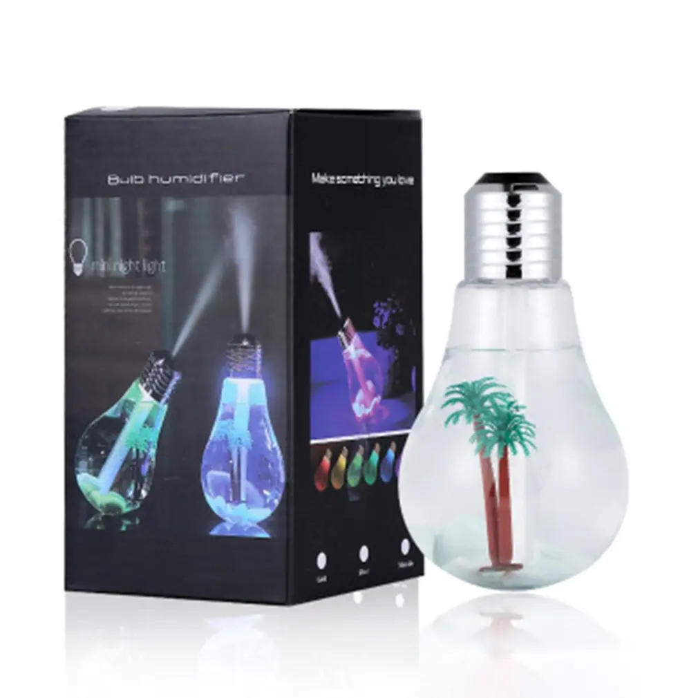 Desktop Bulb Humidifier 400ml USB Air Humidifier Colorful LED Night Lamp Essential Oil Diffuser for Home Office
Desktop Bulb Humidifier 400ml USB Air Humidifier Colorful LED Night Lamp Essential Oil Diffuser for Home Office