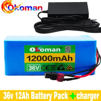 36V battery 10S4P 12Ah 18650 lithium battery pack 500W high power battery 42V 12000mAh Ebike electric bicycle BMS + charger 
36V battery 10S4P 12Ah 18650 lithium battery pack 500W high power battery 42V 12000mAh Ebike electric bicycle BMS + charger