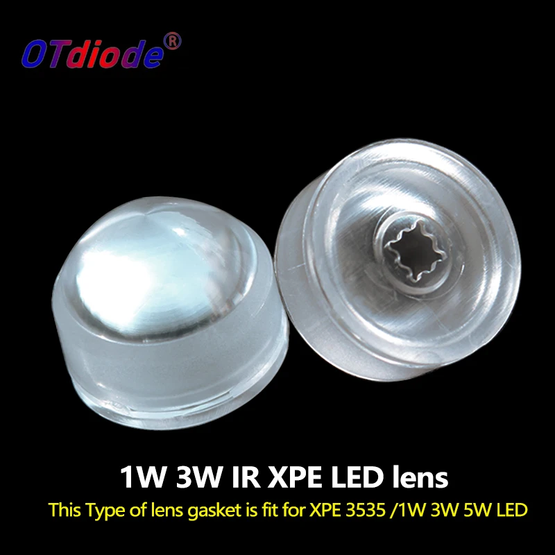 10 шт. 21 78 мм ИК светодиодные линзы CREE XPE2XPG2 XML5050 XHP50/70 7070 1 Вт 3 5 3030 3535 Светодиодные