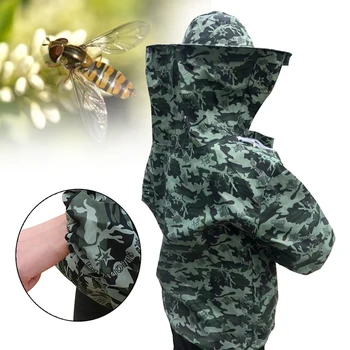Beekeeping Clothing Anti Bee Protective Suit Professional With Hood Camouflage Veil Upper Body Summer Farm Unisex Costume
Beekeeping Clothing Anti Bee Protective Suit Professional With Hood Camouflage Veil Upper Body Summer Farm Unisex Costume