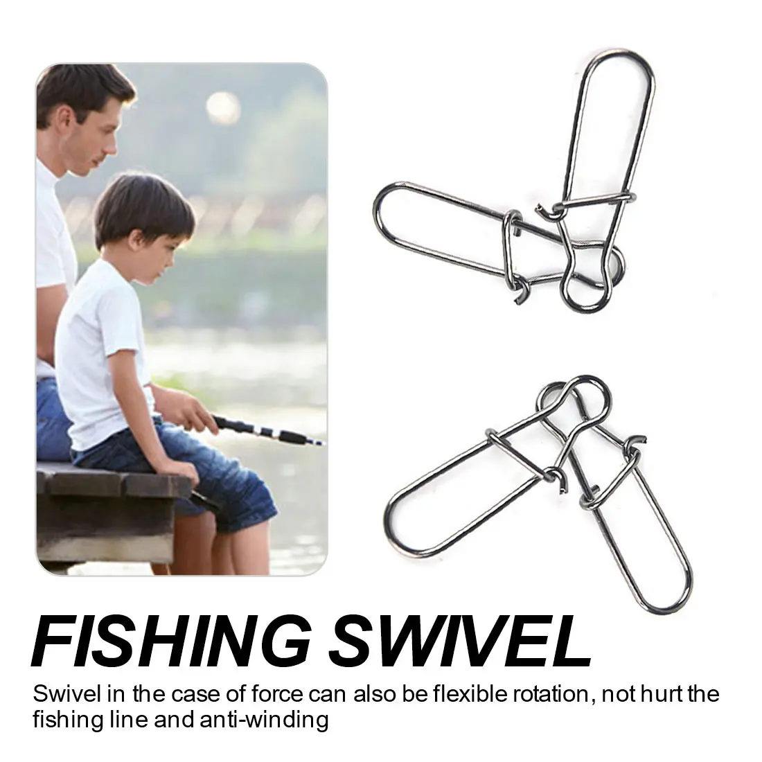 50pcs/bag Stainless Steel Hook Swivel Safety Snaps Hooks lures bearking nice Snap Fishing Barrel Fishhook Fishing Tackle Box
50pcs/bag Stainless Steel Hook Swivel Safety Snaps Hooks lures bearking nice Snap Fishing Barrel Fishhook Fishing Tackle Box