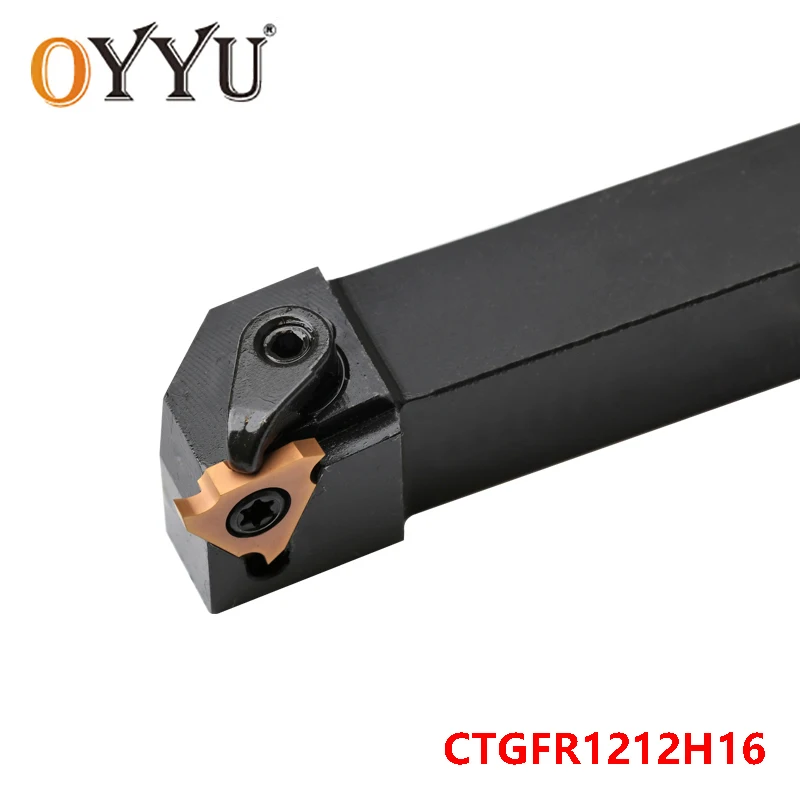 OYYU CTGFR1212H16 CTGFR1212 H16 CTGFR 1212 Turning Tool Holder CNC Carbide Insert Arbor Cutting Lathe Cutter
OYYU CTGFR1212H16 CTGFR1212 H16 CTGFR 1212 Turning Tool Holder CNC Carbide Insert Arbor Cutting Lathe Cutter