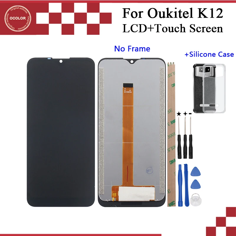 ocolor For Oukitel K12 LCD Display and Touch Screen Assembly 6.3'' For Oukitel K12 Screen With Silicone Case +Tools And Adhesive
ocolor For Oukitel K12 LCD Display and Touch Screen Assembly 6.3'' For Oukitel K12 Screen With Silicone Case +Tools And Adhesive