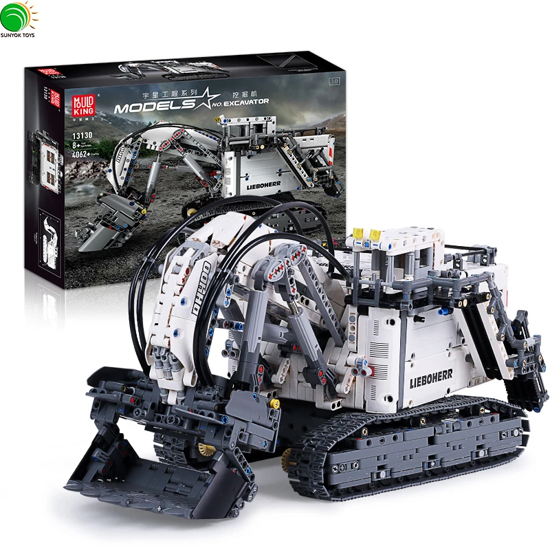 4062+PCS Compatible With LegoINGlys Excavator Building Blocks Remote Control Blocks Engineering Vehicle Trucks Bricks Child Toy (4)
