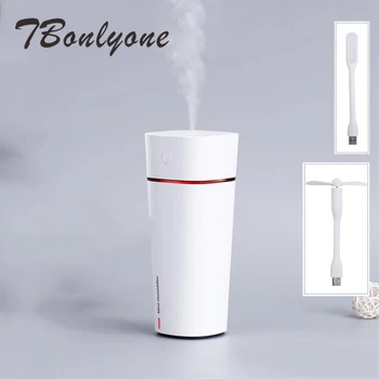 

TBonlyone 240ml 3 in 1 Humidifier Water Soluble Oil Aroma Diffuser Auto Shut Off Water Ultrasonic Air Humidifier with Fan &Light