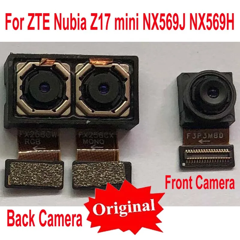 Фото Original Big Rear Camera For ZTE Nubia Z17 mini NX569J NX569H Main Back Small Facing Front Flex Cable | Мобильные телефоны и
