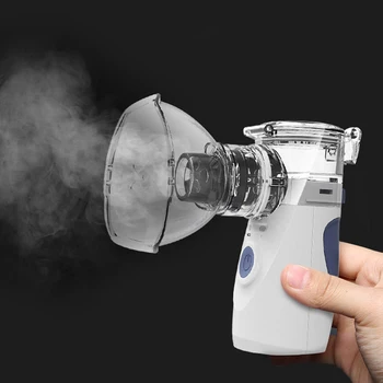 Portable silent nebulizer Mini self cleaning Handhold inhalator for kids Adult Atomizer mesh Asthma inhaler inhalador
Portable silent nebulizer Mini self cleaning Handhold inhalator for kids Adult Atomizer mesh Asthma inhaler inhalador