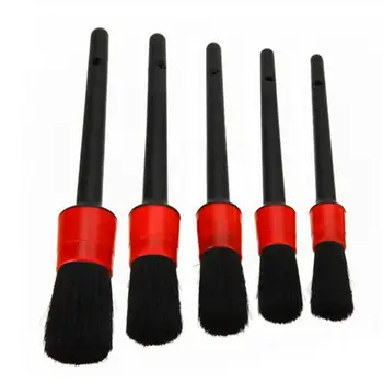 Car Cleaning Tool 5pcs Natural Boar Hair Car Detailing Brushes Set For Car Interior Gap Rims Dashboard Wheel Air Vent Trim
Car Cleaning Tool 5pcs Natural Boar Hair Car Detailing Brushes Set For Car Interior Gap Rims Dashboard Wheel Air Vent Trim