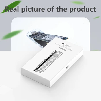 M.2 SSD Box for NVME PCIE NGFF SATA M/B Key SSD Disk NVME SSD Enclosure M.2 to USB C Transparent Hard Drive Box 10Gbps
M.2 SSD Box for NVME PCIE NGFF SATA M/B Key SSD Disk NVME SSD Enclosure M.2 to USB C Transparent Hard Drive Box 10Gbps