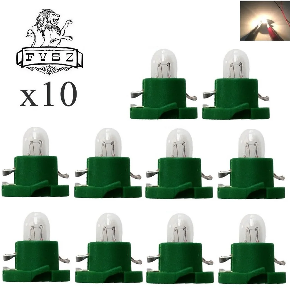10Pcs T5 14V 1.4W Car halogen dashboard audio bulb indicator light oil meter lights air conditioning display bulb yellow light
10Pcs T5 14V 1.4W Car halogen dashboard audio bulb indicator light oil meter lights air conditioning display bulb yellow light