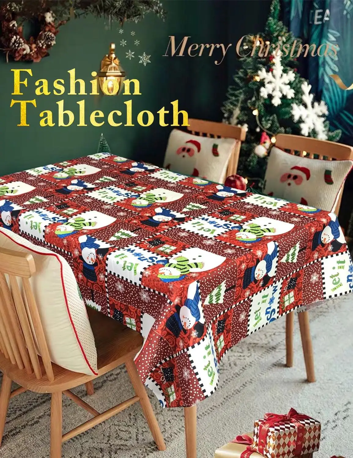 Christmas Dinner Tablecloth Rectangle Decorative Table Covers Restaurant Dinning Hall Decoration Xmas Santa Pattern Table Cloth
Christmas Dinner Tablecloth Rectangle Decorative Table Covers Restaurant Dinning Hall Decoration Xmas Santa Pattern Table Cloth