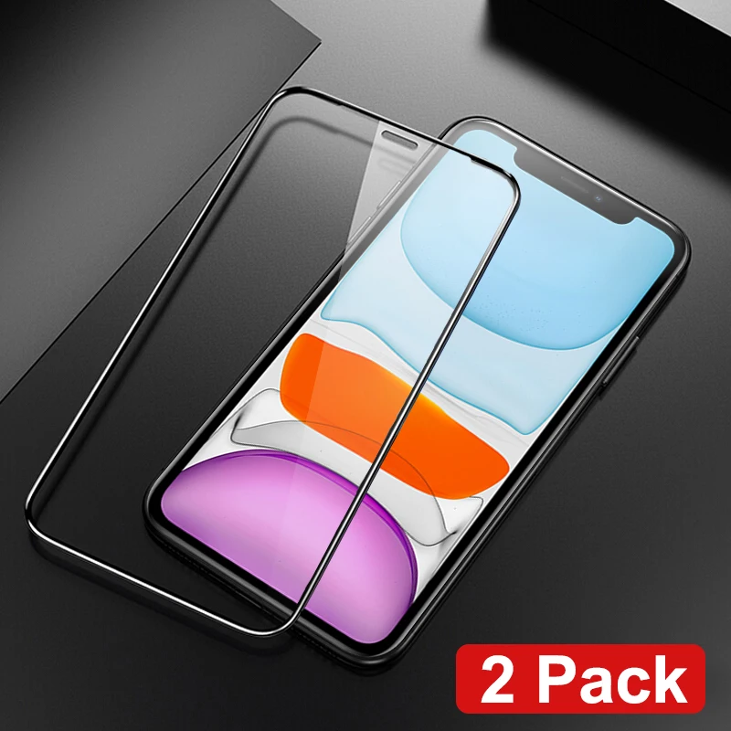 

For iPhone11 iPhone 11 Pro Screen Protector Tempered Glass Full Cover Protective Film For iPhone12 iPhone 12 Pro Max