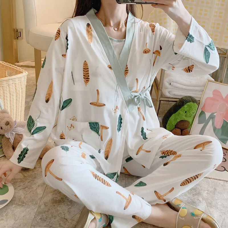 3 pieces / set of maternity care pajamas pregnant NURSING PAJAMAS pregnant NURSING PAJAMAS Set
3 pieces / set of maternity care pajamas pregnant NURSING PAJAMAS pregnant NURSING PAJAMAS Set