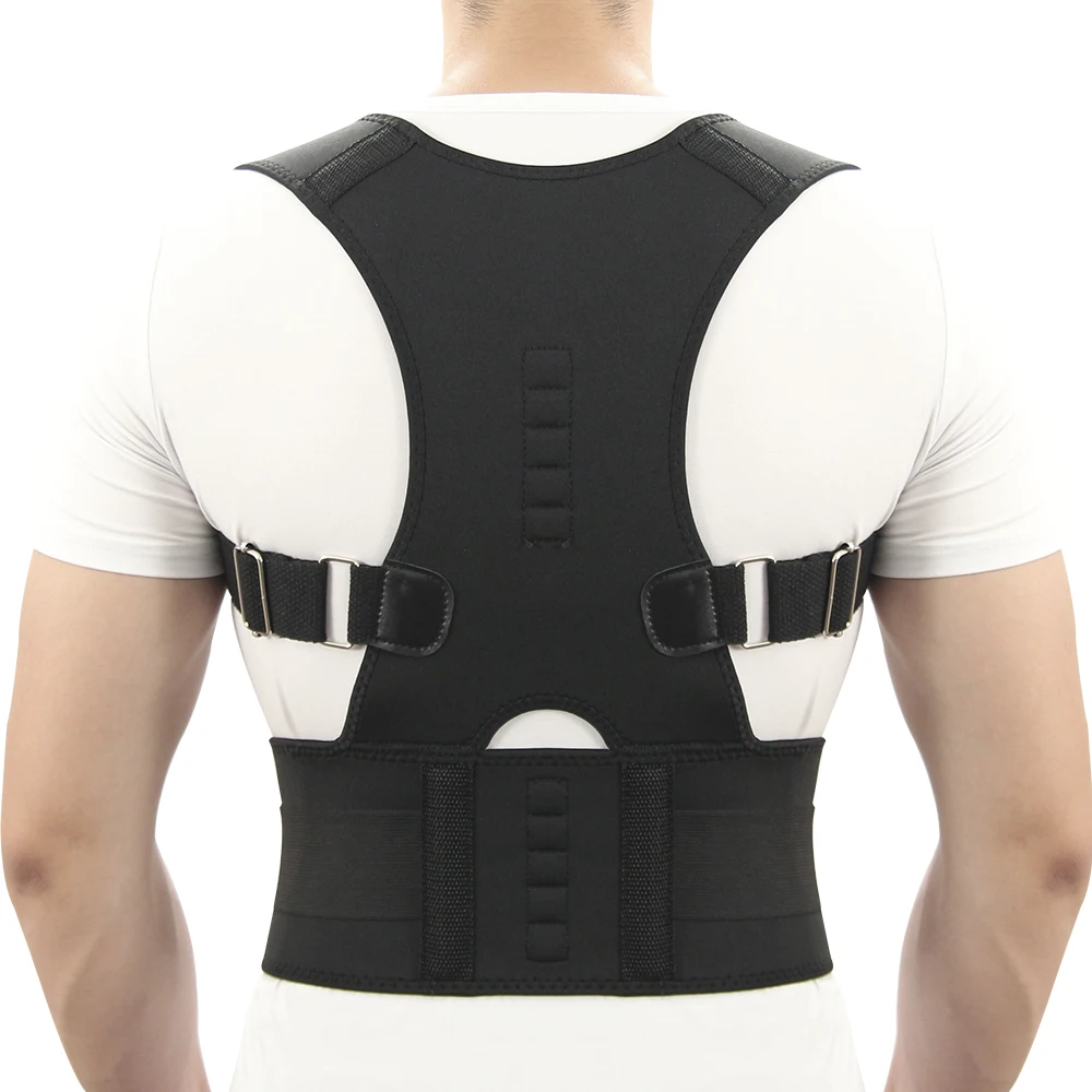 Magnet Neoprene Lower Back Brace Posture Corrector Clavicle Support For Scoliosis Spondylolisthesis Thoracic Relieves Back Pain
Magnet Neoprene Lower Back Brace Posture Corrector Clavicle Support For Scoliosis Spondylolisthesis Thoracic Relieves Back Pain