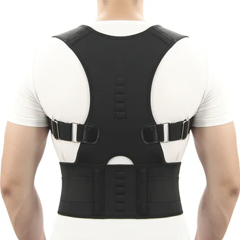 New Magnetic Posture Corrector Neoprene Back Corset Brace Straightener Shoulder Back Belt Spine Support Belt for Men Women
New Magnetic Posture Corrector Neoprene Back Corset Brace Straightener Shoulder Back Belt Spine Support Belt for Men Women