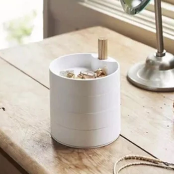 Little Jewelry Storage Box Organizer Rotating Four-Layer for Necklace Earrings Rings Bracelets FEA889 
Little Jewelry Storage Box Organizer Rotating Four-Layer for Necklace Earrings Rings Bracelets FEA889