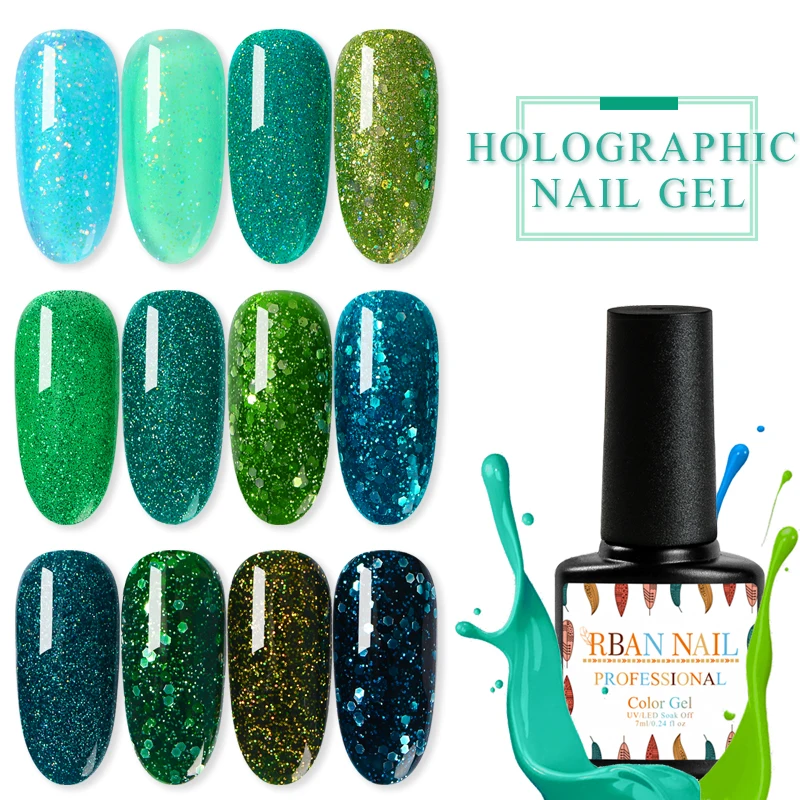 RBAN NAIL Varnish Soak Off LED UV Gel Green Color Set Hybrid Glitter Nail Polish Semi Permanent Nail Gel Long Lasting Nail Art
RBAN NAIL Varnish Soak Off LED UV Gel Green Color Set Hybrid Glitter Nail Polish Semi Permanent Nail Gel Long Lasting Nail Art