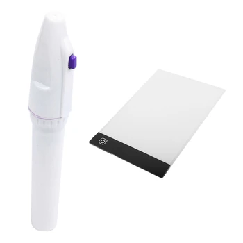 1 set 2 in 1 Electric Quilling Paper Winder Pen DIY Tool & 1 set Three Level Dimmable Led Light Pad
1 set 2 in 1 Electric Quilling Paper Winder Pen DIY Tool & 1 set Three Level Dimmable Led Light Pad