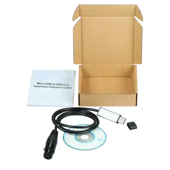 USB to DMX512 Console Estone USB to DMX Interface Adapter DMX512 Computer PC Satge Lighting Controller Dimmer
USB to DMX512 Console Estone USB to DMX Interface Adapter DMX512 Computer PC Satge Lighting Controller Dimmer