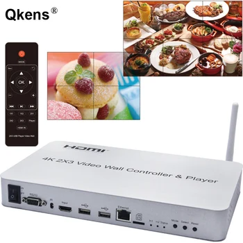 2x3 Splicer 2x2 3x3 Splicing Display Processor HDMI USB Player Video Wall Controller Audio Extraction RJ45 Ethernet WIFI RS232
2x3 Splicer 2x2 3x3 Splicing Display Processor HDMI USB Player Video Wall Controller Audio Extraction RJ45 Ethernet WIFI RS232