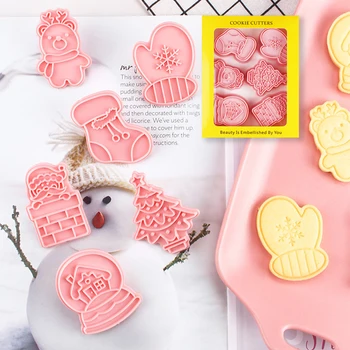 6Pcs/set Christmas Cartoon Shape Cookie Fondant Cutter Cookie Molds DIY Christmas Tree Decorating Baking Cooking Tools
6Pcs/set Christmas Cartoon Shape Cookie Fondant Cutter Cookie Molds DIY Christmas Tree Decorating Baking Cooking Tools