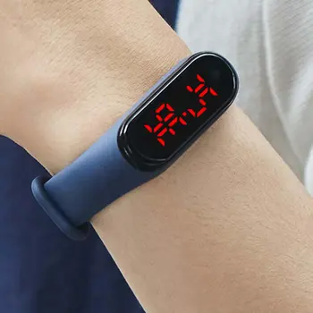 Body Temperature Monitor Smart Band Bracelet Touch Key Type Led Screen Wrist Smart Watch With 24-Hour Time Display
Body Temperature Monitor Smart Band Bracelet Touch Key Type Led Screen Wrist Smart Watch With 24-Hour Time Display