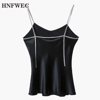 Women Rhinestones Split Joint Tank Tops New V-collar Sleeveless Personality Fashion Tide Spring Summer 2020 U248
Women Rhinestones Split Joint Tank Tops New V-collar Sleeveless Personality Fashion Tide Spring Summer 2020 U248
