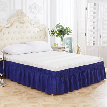 Solid Color Wrap Around Bed Skirt Elastic Bed Ruffles Easy Fit Easy Off Fade Resistant Bed Skirt Hotel Quality Without Surface#/
Solid Color Wrap Around Bed Skirt Elastic Bed Ruffles Easy Fit Easy Off Fade Resistant Bed Skirt Hotel Quality Without Surface#/