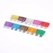 ATO Sicherung Auto Motorrad Lkw Klinge Sicherung 3A 5A 7.5A 10A 15A 20A 25A 30A 35A 40A 45A 50Amp(China)