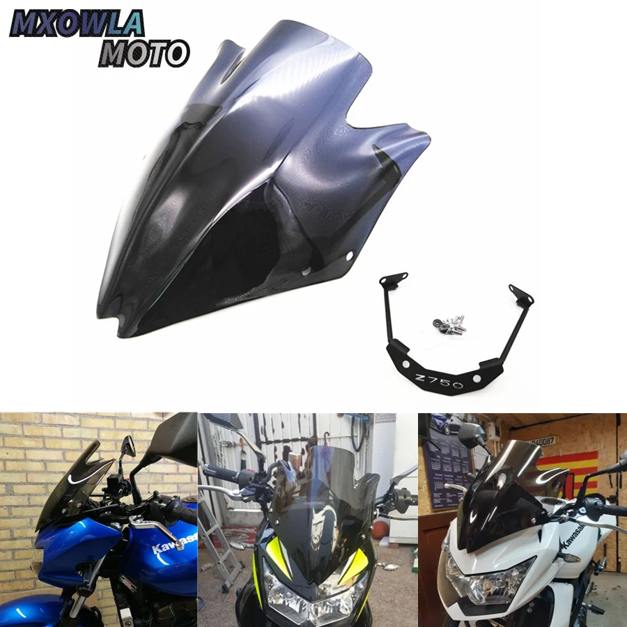 For Kawasaki Z750 Z 750 Z750R Motorbike Windscreens Wind Deflectors Double Bubble Windshield
For Kawasaki Z750 Z 750 Z750R Motorbike Windscreens Wind Deflectors Double Bubble Windshield