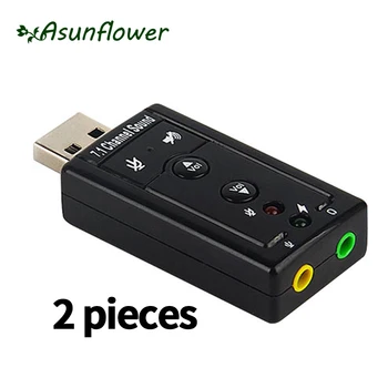 7.1 Channel USB 2.0 Sound Card Free Drive Plug and Play for Windows Mac OS Linux External Audio Adapter PC Computer Accessories
7.1 Channel USB 2.0 Sound Card Free Drive Plug and Play for Windows Mac OS Linux External Audio Adapter PC Computer Accessories