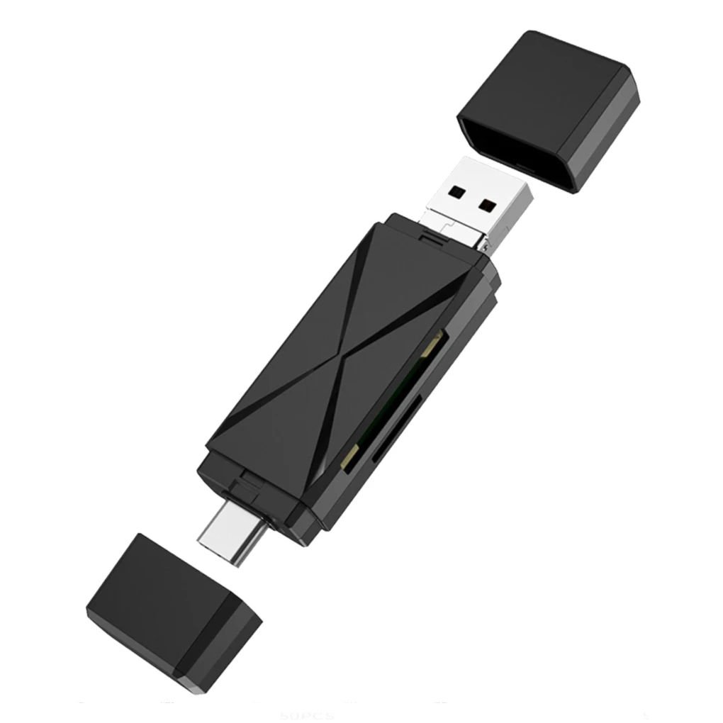Phone SD TF Reader USB 2.0 Fast Data Transmission Type-c OTG Card Reader Adapter Phone Accessory, Black
Phone SD TF Reader USB 2.0 Fast Data Transmission Type-c OTG Card Reader Adapter Phone Accessory, Black