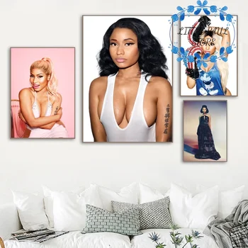 Nicki Minaj Music Star Poster Canvas Art Print Wall Pictures for Living Room No Frame
Nicki Minaj Music Star Poster Canvas Art Print Wall Pictures for Living Room No Frame