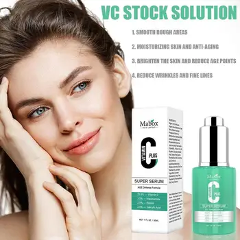 Natural Organic 30Ml Vitamin C Serum Hyaluronic Acid Moisturizing Anti Aging Vitamins Skin Care 
Natural Organic 30Ml Vitamin C Serum Hyaluronic Acid Moisturizing Anti Aging Vitamins Skin Care