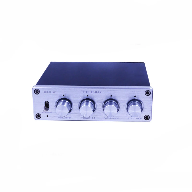 audio switcher 1 input 4 output audio input selector source signal selection and distribution RCA audio switcher
audio switcher 1 input 4 output audio input selector source signal selection and distribution RCA audio switcher