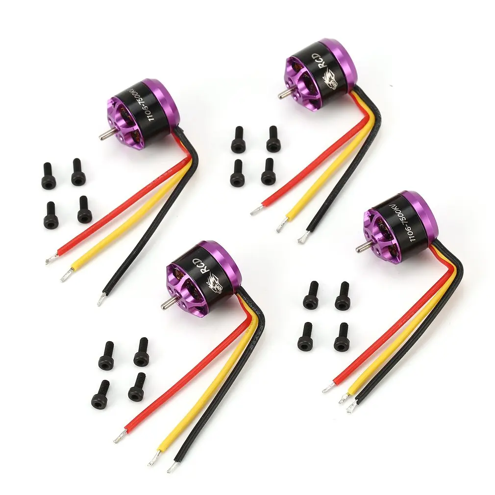 4pcs 1106 7500KV 3-4S Mini Brushless Motor for RC Remote Control FPV Racing Drone Multicopter Propeller DIY Spare rc Part
4pcs 1106 7500KV 3-4S Mini Brushless Motor for RC Remote Control FPV Racing Drone Multicopter Propeller DIY Spare rc Part