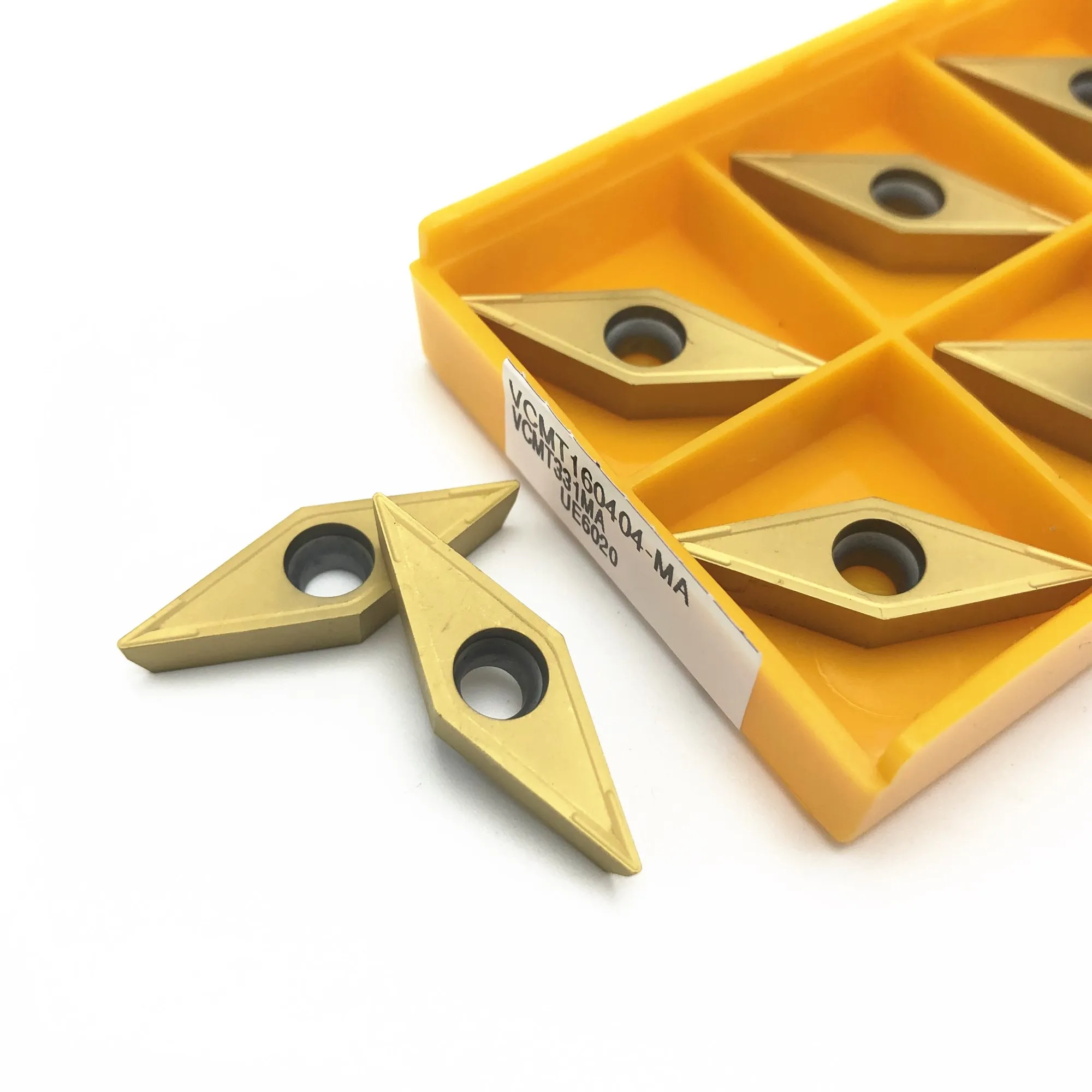 Carbide tool VCMT160408 MA VP15TF/UE6020 new high quality triangle roughing metal turning tool CNC milling turning lathe tools
Carbide tool VCMT160408 MA VP15TF/UE6020 new high quality triangle roughing metal turning tool CNC milling turning lathe tools