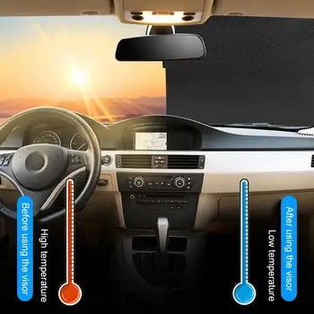 Car Window Shade Windshield Sun Shade Retractable Window Visor Shield Cover for Most Car 
Car Window Shade Windshield Sun Shade Retractable Window Visor Shield Cover for Most Car