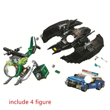 Superhero DC Batman Batwing and The Riddler Heist Building Blocks Kit Bricks Classic Movie Model Kids Toys For Children gift
Superhero DC Batman Batwing and The Riddler Heist Building Blocks Kit Bricks Classic Movie Model Kids Toys For Children gift