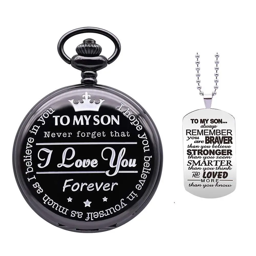Rananim Hot Selling to MY Son LOVE You Forever Mother's Day Pocket Watch 
Rananim Hot Selling to MY Son LOVE You Forever Mother's Day Pocket Watch