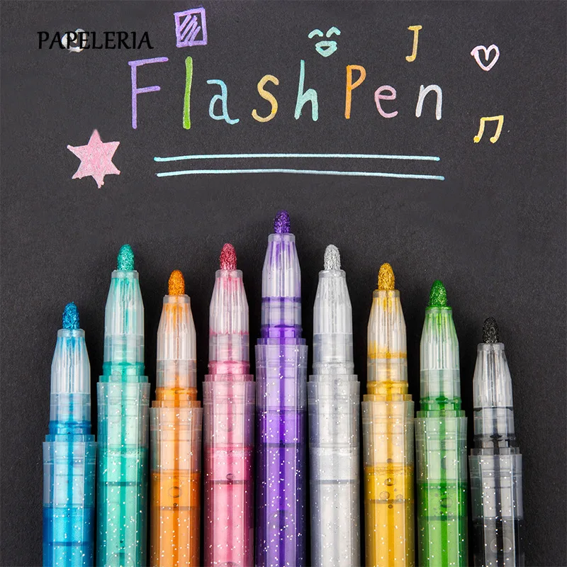 PAPELERIA 1pc Color Flash Marker Pen Journal Markers Cute Highlighter Pen Bullet Diary Paint Draw Art Supplies School Stationery
PAPELERIA 1pc Color Flash Marker Pen Journal Markers Cute Highlighter Pen Bullet Diary Paint Draw Art Supplies School Stationery