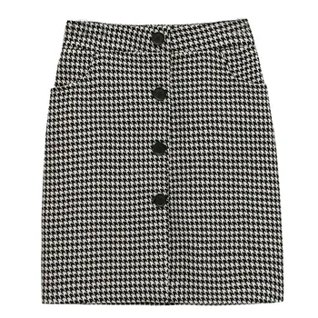 Women Plaid Mini Skirt A Line Retro Button and Pockets Decoration Short Skirt Spring Summer
Women Plaid Mini Skirt A Line Retro Button and Pockets Decoration Short Skirt Spring Summer
