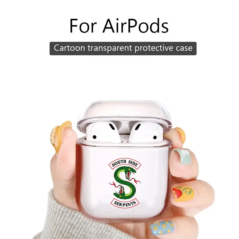 Jaomax Plastic Hard PC Transparent Charging Cover American TV Riverdale Wireless Earphone Case for Airpods Protetive Capa Fundas
Jaomax Plastic Hard PC Transparent Charging Cover American TV Riverdale Wireless Earphone Case for Airpods Protetive Capa Fundas