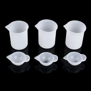 Reusable DIY 6pcs Silicone Nonstick Measuring Mixing Cups for Resin Glue Tools Cup Making Handmade Craft 28GA
Reusable DIY 6pcs Silicone Nonstick Measuring Mixing Cups for Resin Glue Tools Cup Making Handmade Craft 28GA