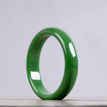zheru jewelry natural Hetian jasper 54-64mm green bracelet elegant princess jewelry best gift 
zheru jewelry natural Hetian jasper 54-64mm green bracelet elegant princess jewelry best gift