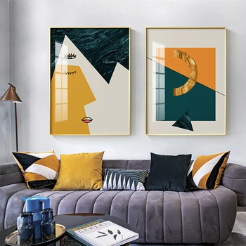 Abstract Half awake Canvas Painting Posters and Print Minimalist Wall Art yellow green Pictures For Living Room Bedroom Aisle
Abstract Half awake Canvas Painting Posters and Print Minimalist Wall Art yellow green Pictures For Living Room Bedroom Aisle