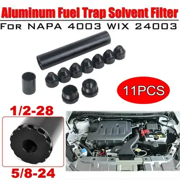 TZT 11pcs Aluminum 1/2-28 or 5/8-24 Fuel Filter 1X6 for NAPA 4003 WIX 24003 Fuel Trap Solvent Filters 
TZT 11pcs Aluminum 1/2-28 or 5/8-24 Fuel Filter 1X6 for NAPA 4003 WIX 24003 Fuel Trap Solvent Filters