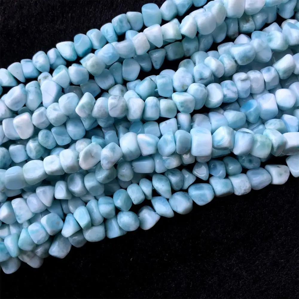 Dominicana AAA High Quality Natural Blue Larimar Nugget Free Form Fillet Irregular Pebble Small Beads Fit Jewelry 15" 06090
Dominicana AAA High Quality Natural Blue Larimar Nugget Free Form Fillet Irregular Pebble Small Beads Fit Jewelry 15" 06090