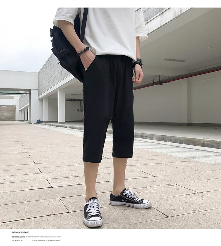 23019 Summer New Style Straight-Cut Large Size Casual Capri Pants Hong Kong Style Cotton Linen Straight-Cut Capri Men's Trousers
23019 Summer New Style Straight-Cut Large Size Casual Capri Pants Hong Kong Style Cotton Linen Straight-Cut Capri Men's Trousers